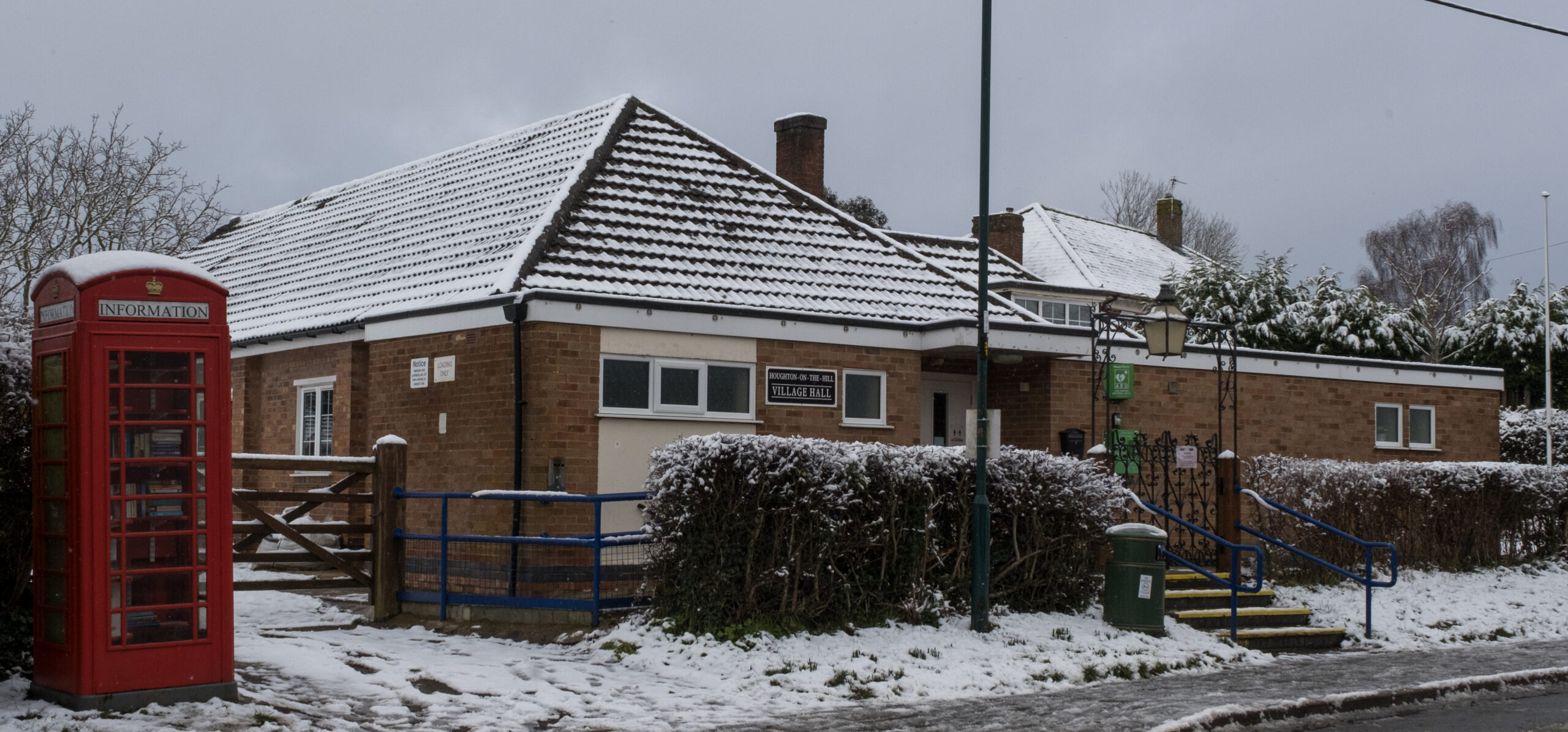 The hall in winter